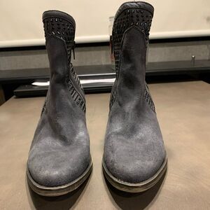 Mia Grey Booties with stones